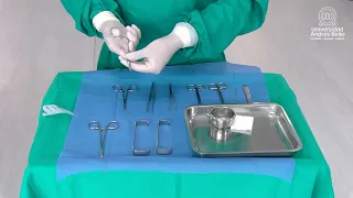 Armado de mesa quirúrgica