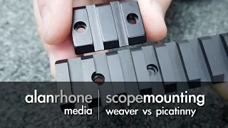 Scope Mounting - Weaver vs Picatinny