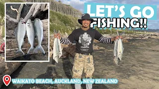 Fishing @ Sunset Beach (Port Waikato) | Buhay OFW sa New Zealand