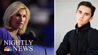 Laura Ingraham Announces Vacation After Apologizing For David Hogg Comment | NBC Nightly News