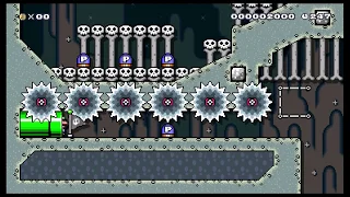 "P Switch Parkour DX" by Mayro | Super Mario Maker 2