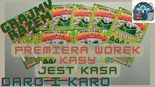 Daro i Karo zdrapkują💑.Premiera Worek Kasy, Jest kasa 🤑😁🥳. ODC #121 #lotto #zdrapki #scratch