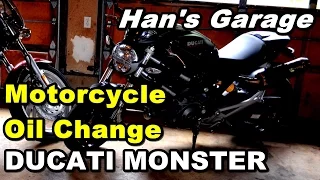 Ducati Monster Oil Change Step by Step