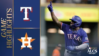 Rangers vs. Astros Game Highlights (10/22/23) | MLB Highlights