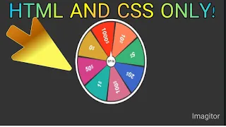 Spin Wheel Using Css & JavaScript _ Lucky Wheel Spinning  Game...