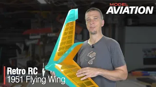 RetroRC 1951 Flying Wing - Model Aviation magazine