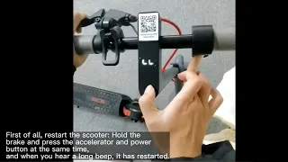 HOW to reset the qmwheel scooter