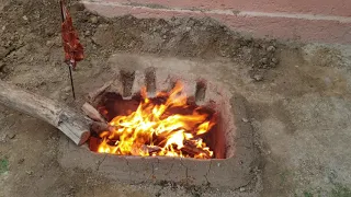 Traditional saji and khadi kabab of balochistan