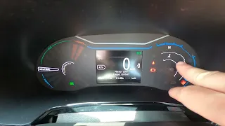 How to Find and Reset Trip Electric Power Consumption in Dacia Spring ( 2021 - now )