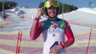 DAILY VIDEO REPORTS: Day 8 Alpine Skiing Downhill Winner Philipp Steiner