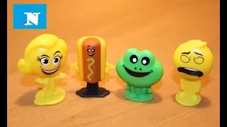ЭМОДЖИ открываем пакетики-сюрпризы эмоджи фильм emoji film emoji movie фигурки эмоджи