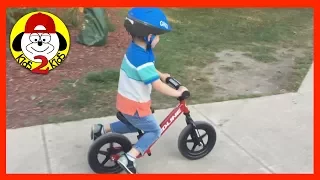 5 Steps of How to Ride a Balance Bike (Feat. Strider 12 - Sport)