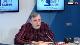 Писатель, историк Александр Мосякин в программе "Переплет". MIX TV