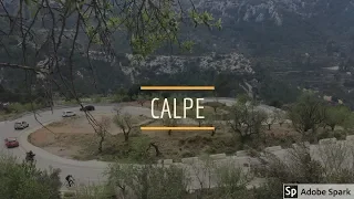 Calpe cycling - Puerto Confrides descent