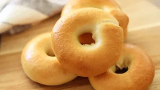 Sugar-free Bagel Recipe 原味贝果 无厨师机也可以制作