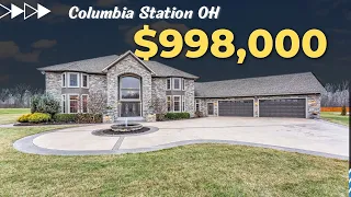 Inside a STUNNING $998,000 Home Just Outside Of Cleveland Ohio - Columbia Station Ohio Real Estate