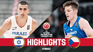 ISR 🇮🇱 v CZE 🇨🇿 | Basketball Game Highlights | FIBA Olympic Pre-Qualifying Tournament 2023 POL-EST