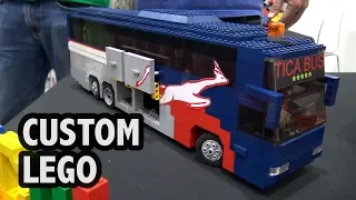 Costa Rica Tica Buses in LEGO | Brick Fest Panama 2018