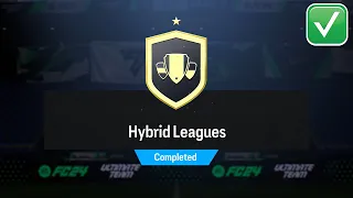 EAFC 24 HYBRID LEAGUES SBC COMPLETED (HYBRID LEAGUES SBC CHEAPEST SOLUTION)