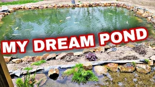 Creating my Wife's DREAM KOI POND - 35,000 Gallon Pond and Landscaping