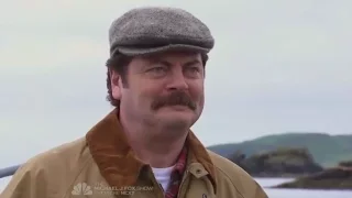 Ron Swanson's trip to United Kingdom