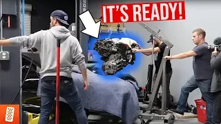 THE TWIN TURBO 6G72 ENGINE IS IN!!!! (READY FOR +500HP?)