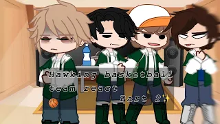 Howkins Basketball team react//equipa de basketball de hawking reage🏀//GC//Part 2/??