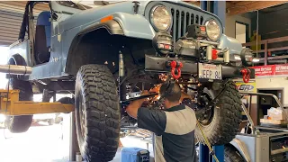 Jeep CJ7 Steering Upgrades ~ Ep 79