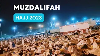 Muzdalifah || Hajj 2023 || Muzdalifah to Jamarat #muzdalifah #makkah #السعودية #hajj2023 #foryou