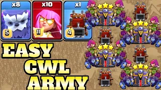 Easy Yeti Super Archer Attack Strategy With Log Launcher!! Easy CWL Th15 Attack Strategy - CWL 2023