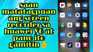Paano gamitin ang screen recorder ng huawei Y6