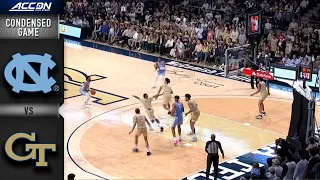 North Carolina vs. Georgia Tech Condensed Game | 2021-22 ACC Men’s Basketball
