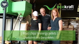 ECOKRAFT - Reference customer Heiss Energie | Wood chips to energy pellets