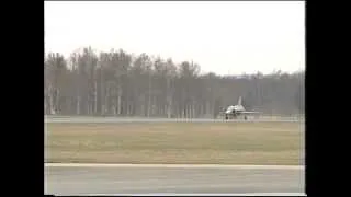 JA 37 Viggen uppvisningsträning Karlsborg 2002