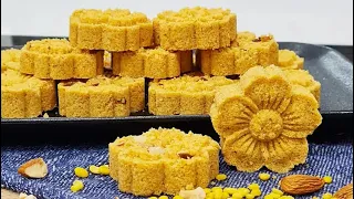 澳门杏仁饼 Macau Almond Cookies|无白油，外酥内松|年饼食谱|No shortening, Flaky outside sandy inside|CNY Recipe