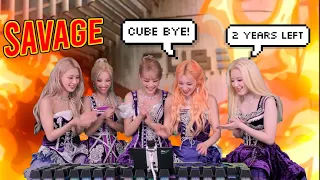 (G)I-DLE being honest with CUBE - 2 years left Bye CUBE -