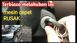 Cara mematikan mesin mobil yang baik dan benar || How to turn off the car engine is good and right