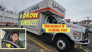 I Moved All Our Belongings in a 26 Foot U-Haul Truck: Moving from Nashville TN to Central Texas!!