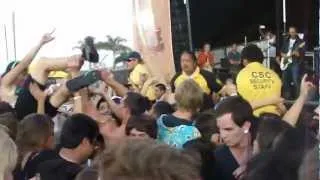 crowd surfing. the used