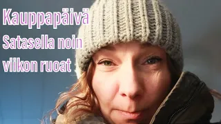 Kauppapäivä 🛍🛒 || Noin viikon ruoat satasella 3-4hlölle || Arkivlog