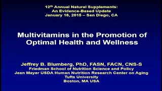 Multivitamins in the Promotion of Optimal Health & Wellness