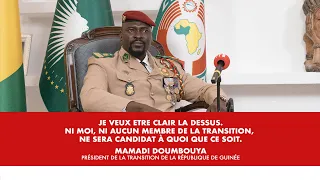 L'intégrale : Première interview post coup d'Etat du Président Mamadi Doumbouya