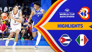 Cuba - Mexico | Basketball Highlights - #FIBAWC 2023 Qualifiers