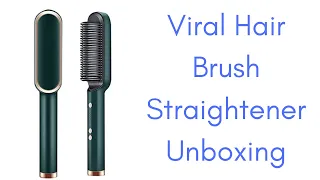 Viral Hair Straightener Comb for Women & Men under Rs. 550 Hair Styler, Straightener Brush Unboxing