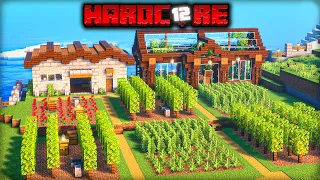 I Started a REALISTIC FARMING OPERATION in Minecraft Hardcore