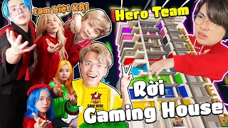 Tất Cả Hero Team Rời Khỏi Gaming House NGOÀI ĐỜI | Kairon 24H Sinhh Tồn 1 Mình Ở Gaming House 😭