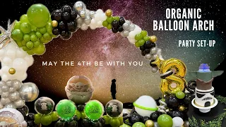 May the 4th be with you! Balloon Arch-Themed Party