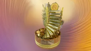 DIY/Golden Ladder of Success /Chocolate steps