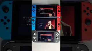 Hitman Blood Money Reprisal - Switch Lite vs Standard vs Oled | Speed Test Comparison #shorts