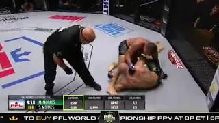 SHEYMON MORAES SPOILS MARLON'S PFL DEBUT WITH A TKO![#PFLWorldChampionship |